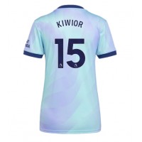 Maglia Calcio Arsenal Jakub Kiwior #15 Terza Divisa Donna 2024-25 Manica Corta